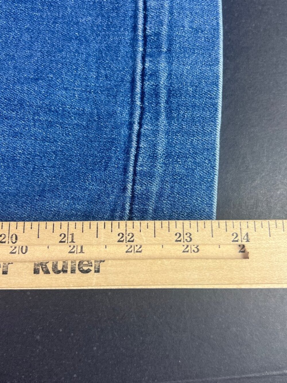 Maeve Jeans Women 29x23* Colette Wide Leg High Rise Crop Blue Faded Denim Tag 29 - Picture 12 of 16